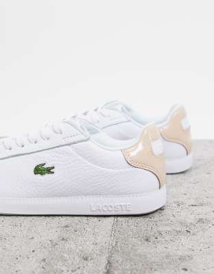 basket lacoste rose gold asos