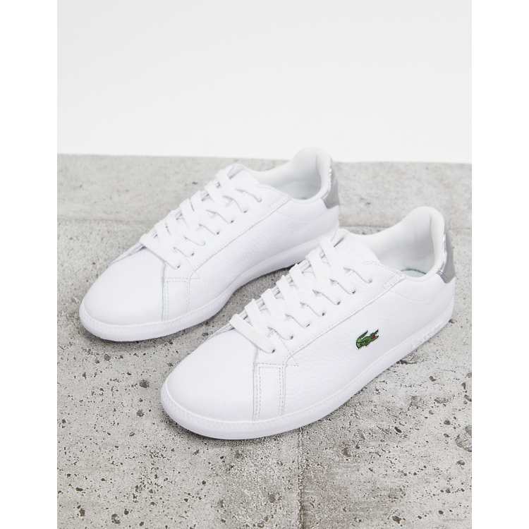 Lacoste hot sale shoes silver