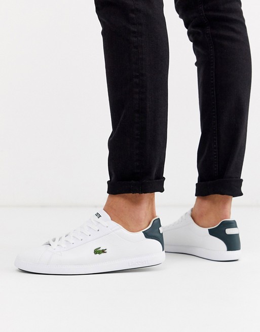 Lacoste Graduate LCR3 118 1 trainers in white leather