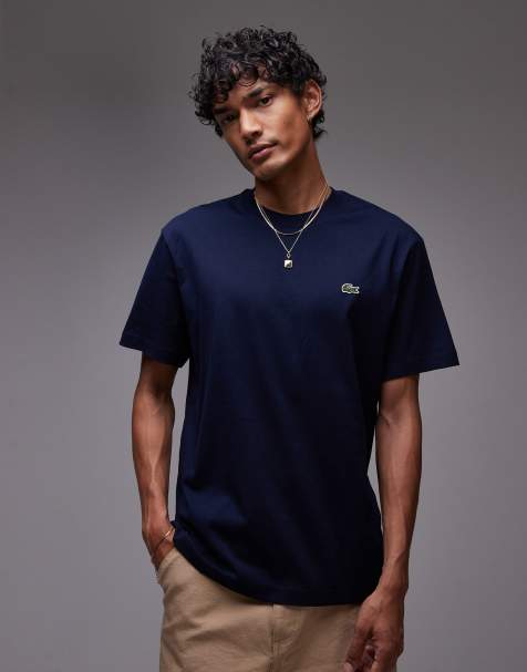 Lacoste – Granatowy T-shirt - view 1