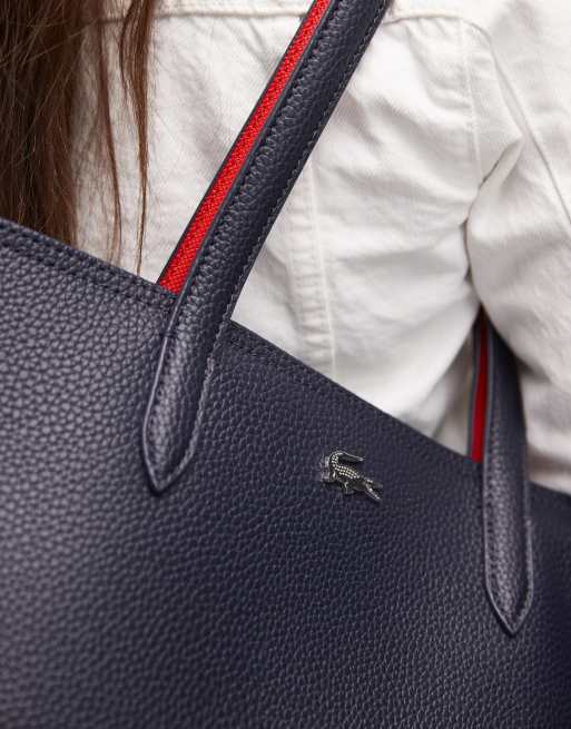 Lacoste Bleu Marine Sac Cabas Lacoste Gris Lacoste Grand Cabas