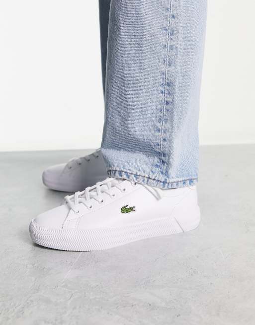 Baskets discount blanches lacoste