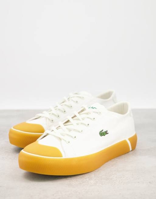 Lacoste hot sale gum sole