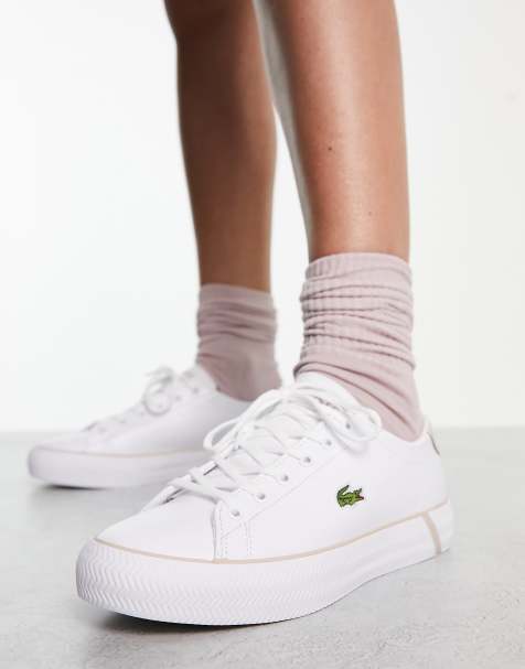 Womens lacoste deals trainers sale