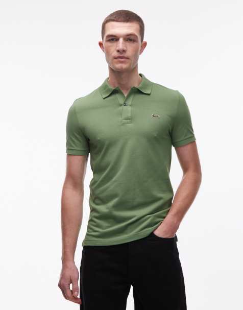 Lacoste - Grøn slim-poloskjorte - view 1