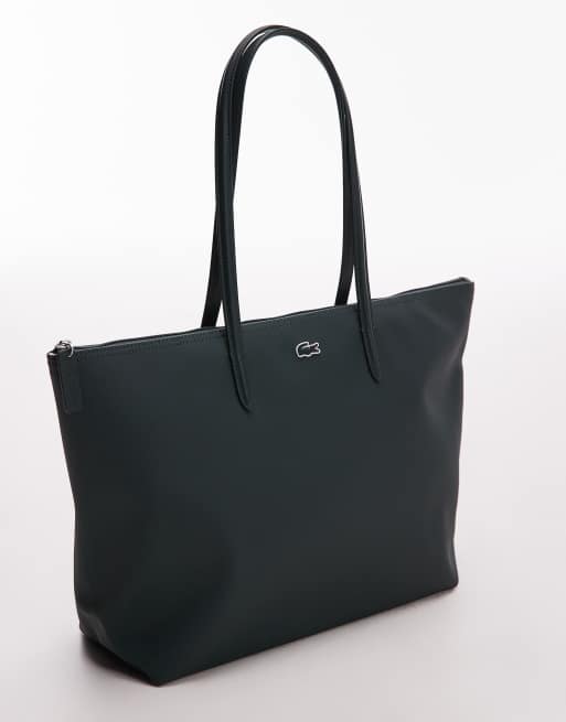 Lacoste – Große Shopper-Tasche in Grün, 3 von 4