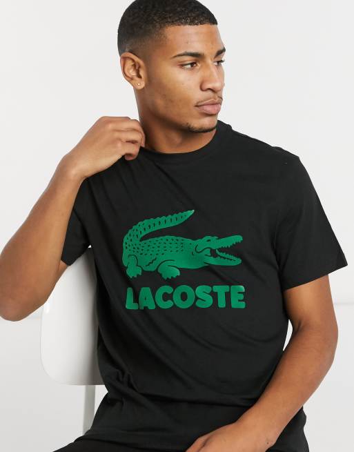 Lacoste t shirt online zwart