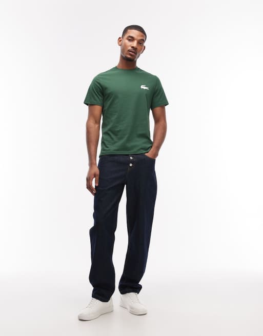 Lacoste – Grünes T-Shirt mit Logo, 2 von 5