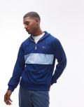 [Lacoste] Lacoste half zip hoodie in navy Chest 32-34 NAVY