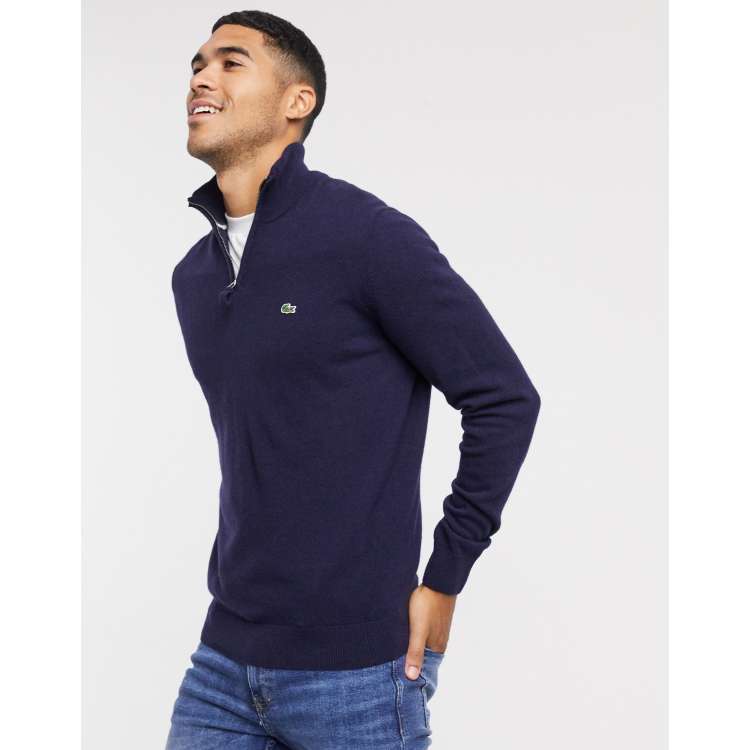 Lacoste quarter store zip jumper