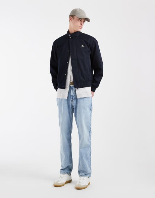 Lacoste – Harrington-Jacke in Marineblau, 3 von 5