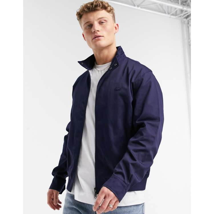 Lacoste harrington jacket on sale beige