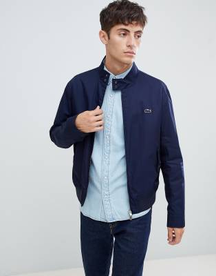 lacoste harrington jacket navy