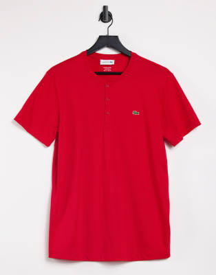 lacoste henley tee