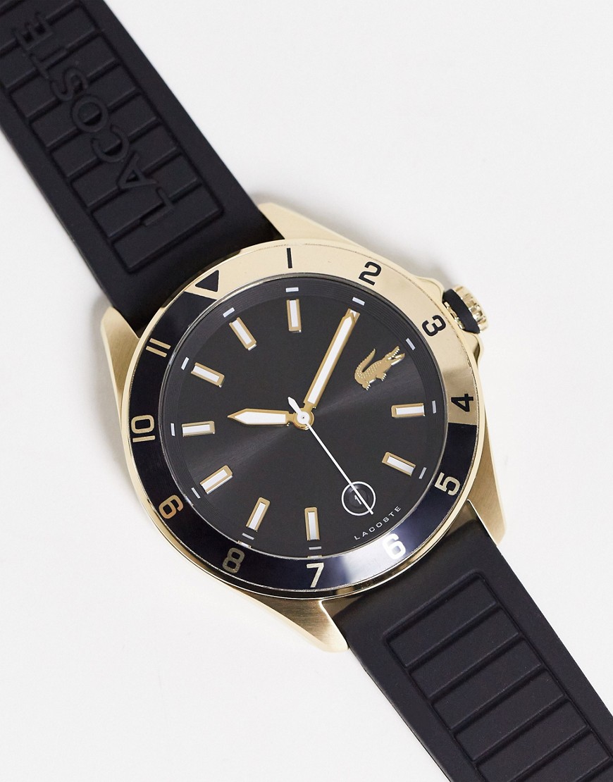 Lacoste - Heren - Siliconen herenhorloge in zwart 2011126