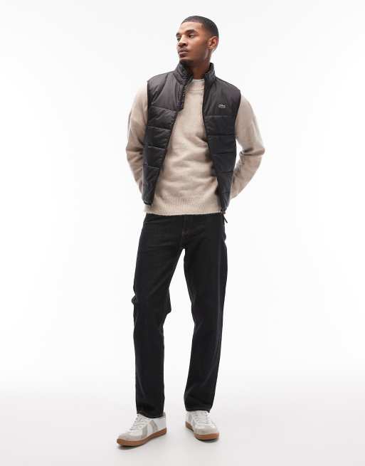 Lacoste hooded vest in black, 2 of 5