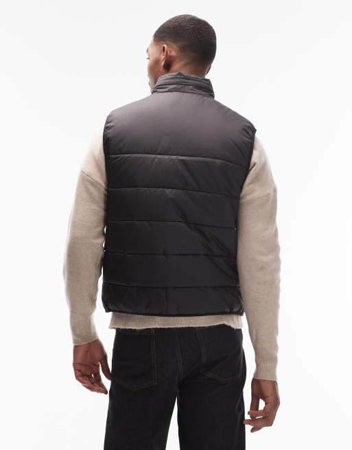 Lacoste hooded vest in black, 3 of 5