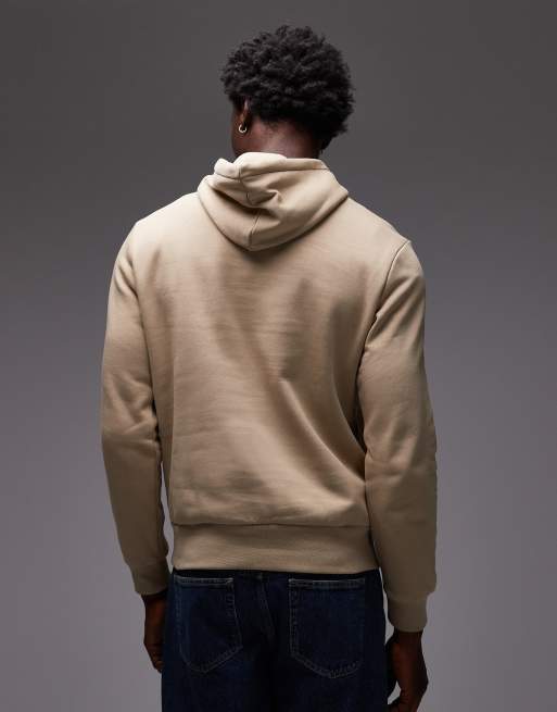 Lacoste hoodie in beige, 3 of 5