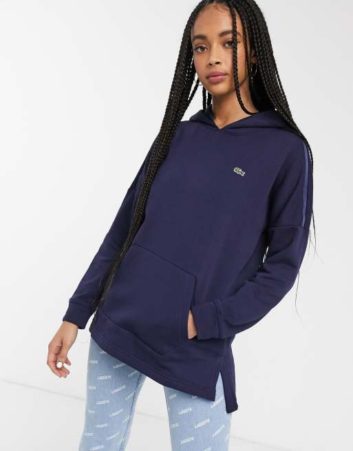 Purple lacoste online hoodie