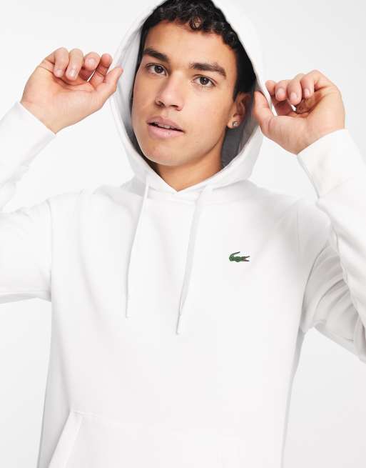 White lacoste outlet hoodie