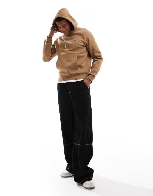 Lacoste Hoodie zonder sluiting in beige ASOS