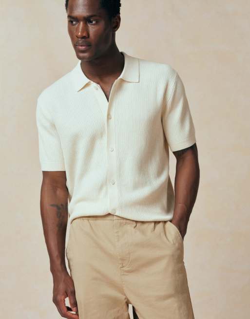 Lacoste – Hose aus Webstoff in Beige mit geradem Schnitt, 2 von 5