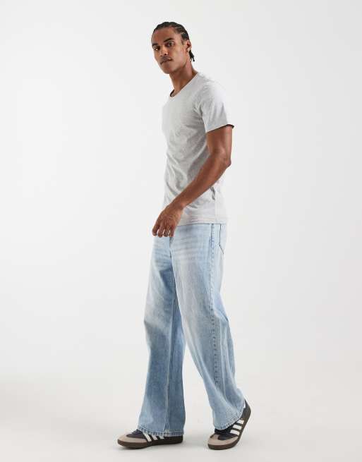 Lacoste - Hvid/grå/sort loungewear-T-shirt i pakke med 3 stks, 3 af 5