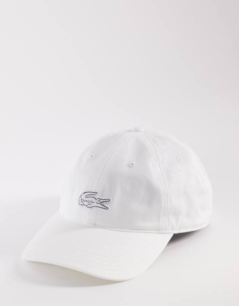 Lacoste - Hvid kasket med stort krokodillelogo - view 1