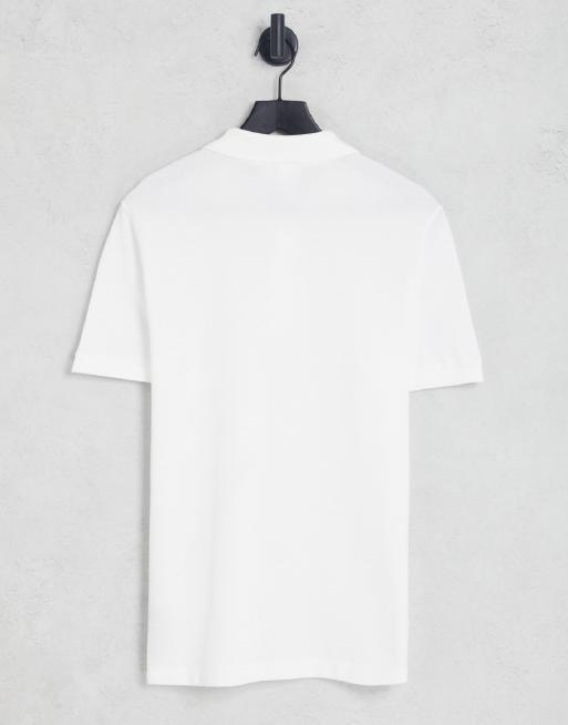 Lacoste - Hvid polo med lodret skrift, 2 af 4