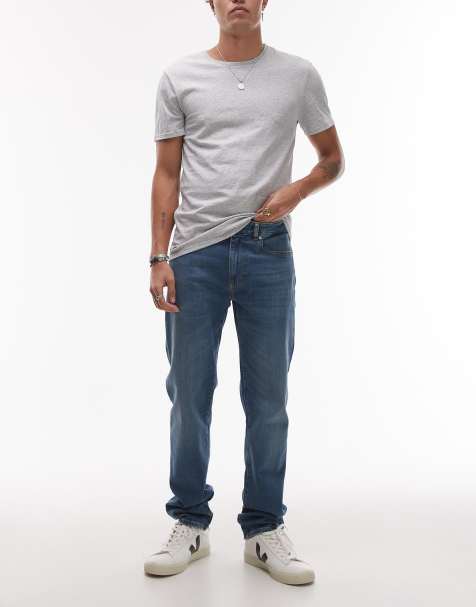 Lacoste – Jasnoniebieskie jeansy z prostymi nogawkami - view 1
