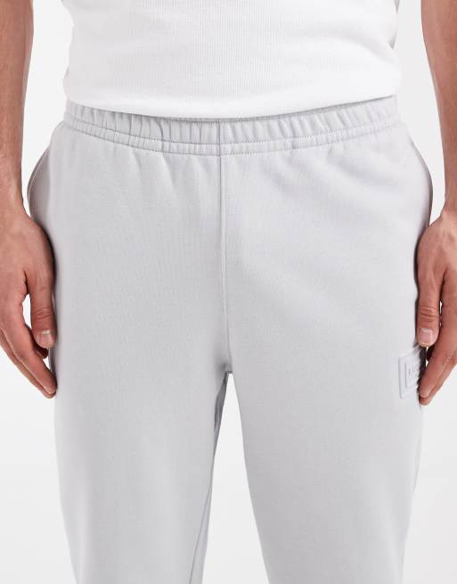 Lacoste – Jasnoszare dopasowane joggersy z dżerseju, 5 z 5