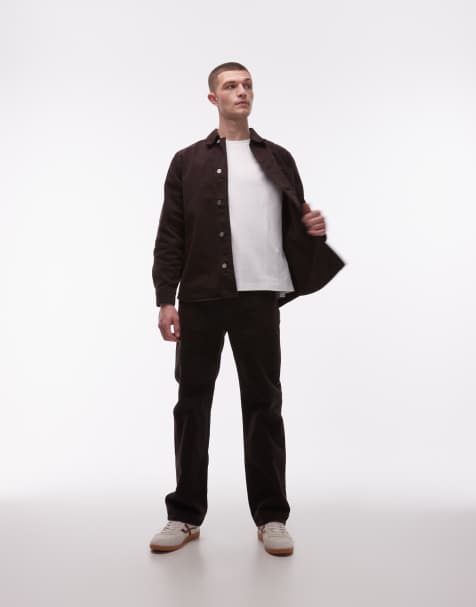 Lacoste jeans co-ord in brown