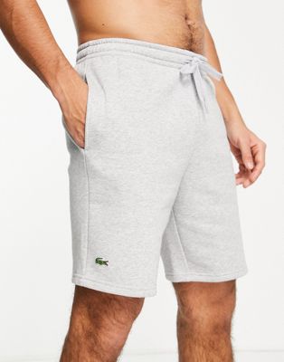 Lacoste jersey shorts in grey