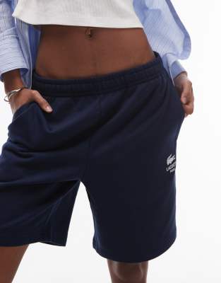 Lacoste Jersey Shorts In Navy
