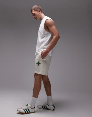 Lacoste Jersey Shorts In White