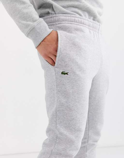 Lacoste jogging gris outlet homme