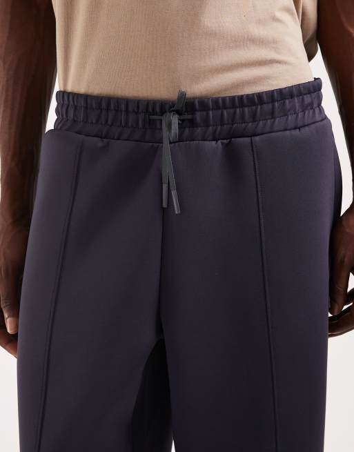 Lacoste - Joggingbroek met wijde pijpen in marineblauw, 5 van 5