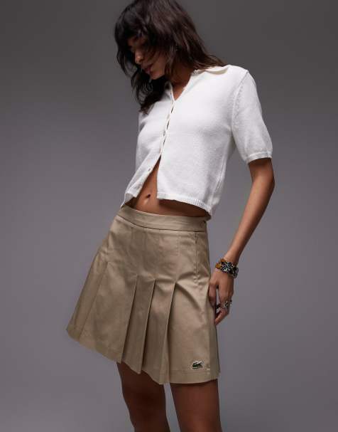 Lacoste - Jupe d'ensemble - Beige - view 1