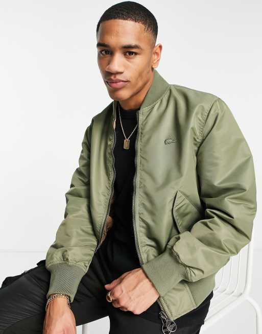 Lacoste – Kakigrön bomberjacka