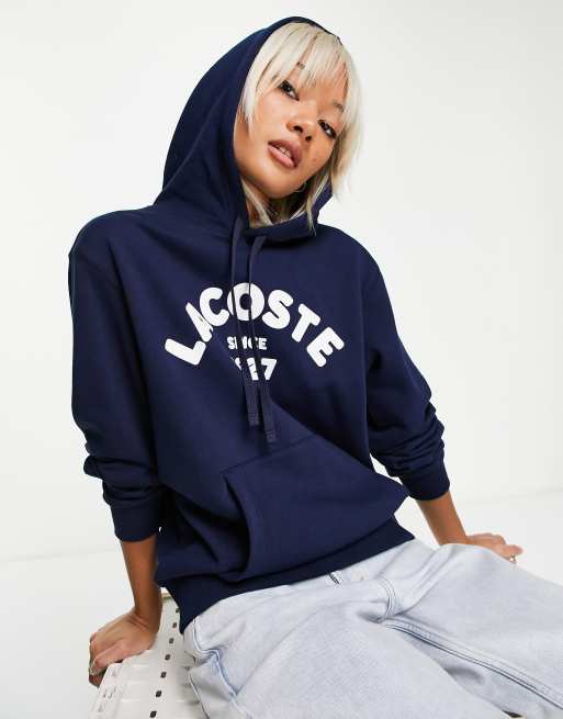 Lacoste hot sale hoodie women's