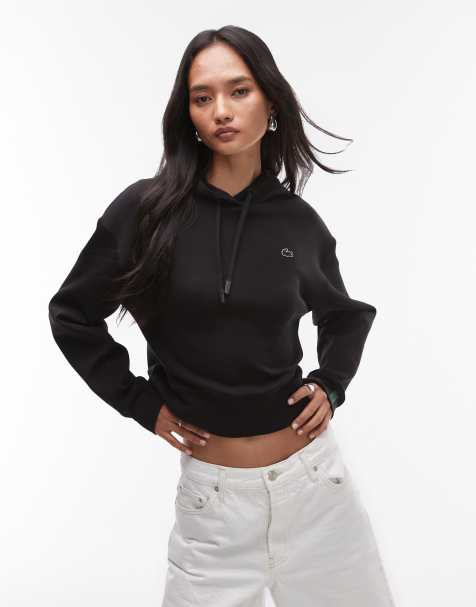 Lacoste – Kapuzenpullover in Schwarz - view 1