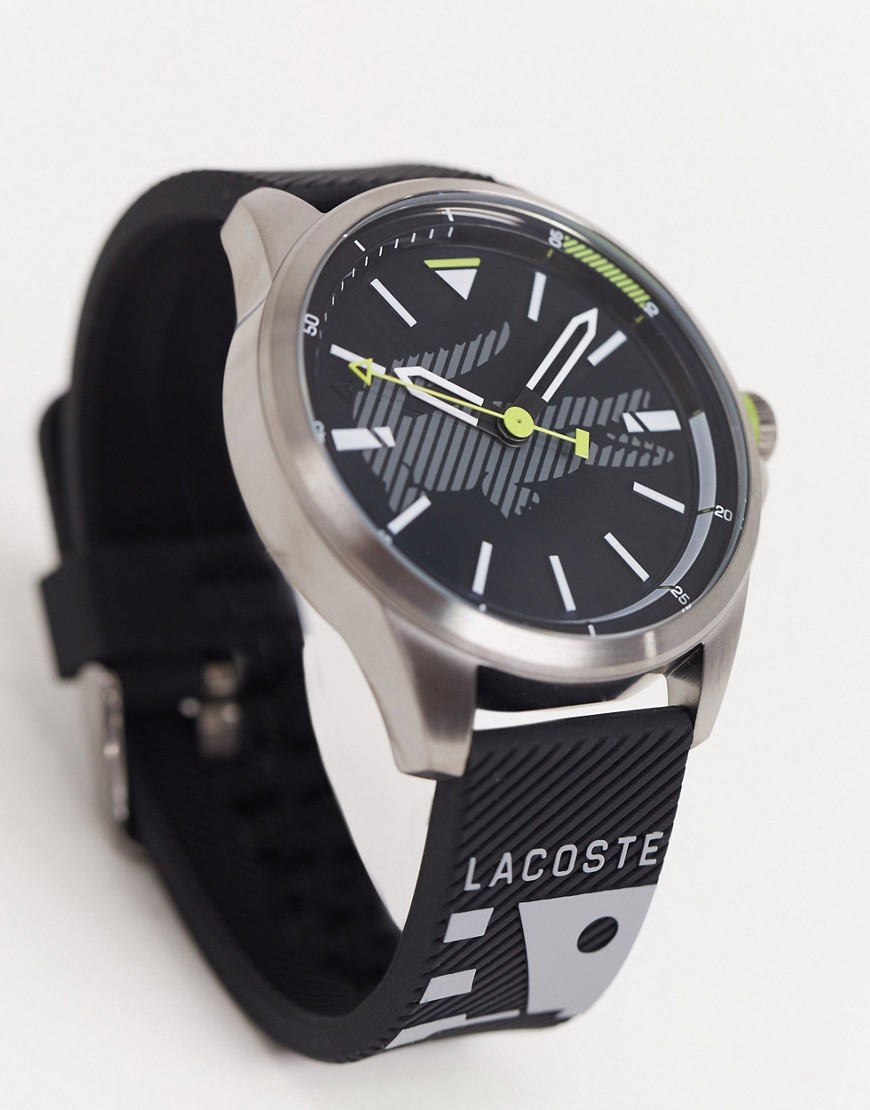 Lacoste – Klocka med svart urtavla och svart armband
