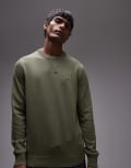 [Lacoste] Lacoste knit jumper in khaki-Green Chest 35-37 KHAKI