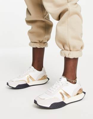 lacoste gold trainers