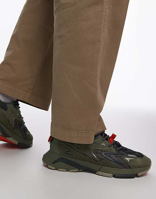 Lacoste – L001 Neo – Tech-Sneaker in Khaki ASOS