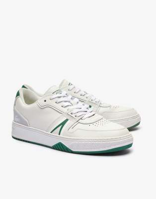 Lacoste L001 Sneakers In White Green | ASOS