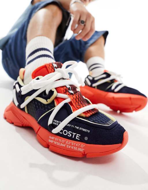 Lacoste L003 Active Sneaker in Marineblau ASOS