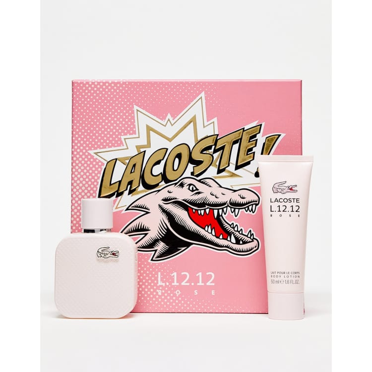 Lacoste L.12.12 Rose For Her Eau de Parfum 50ml Giftset ASOS