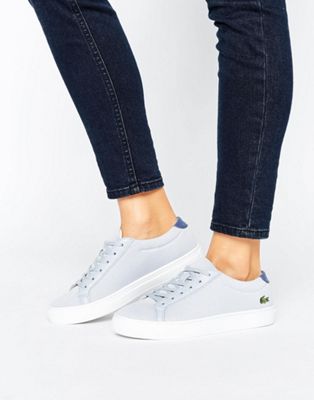 Lacoste L.12.12 Trainers In Pale Blue 