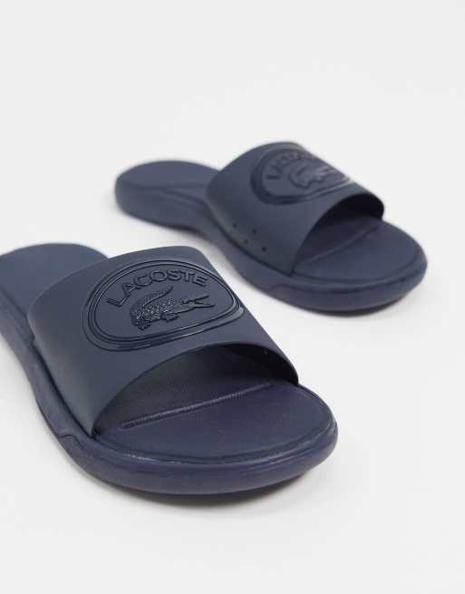 Lacoste l30 deals slides navy